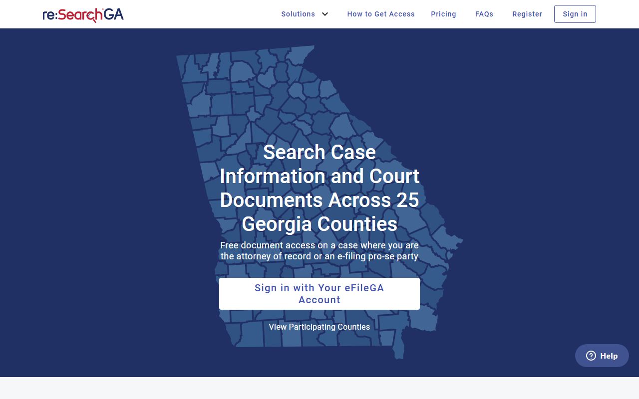 Spalding County court records Access Online Case Files portal
